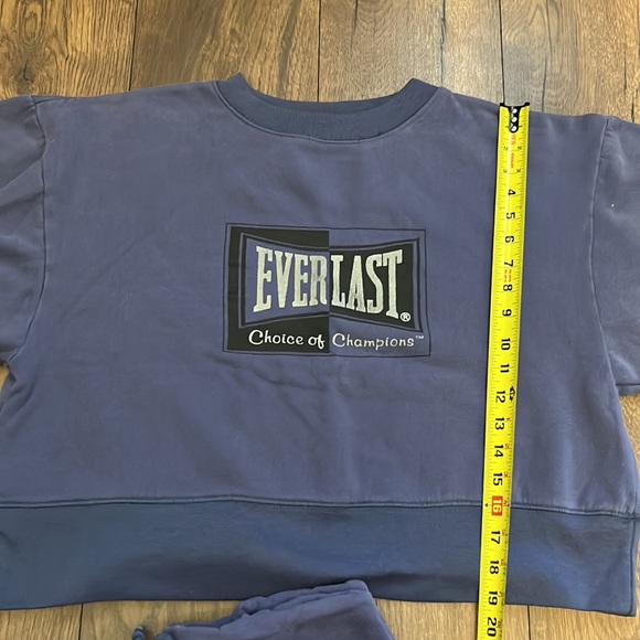 Vintage Everlast choice of champions matching set cropped sweater and sweats - Picture 4 of 10